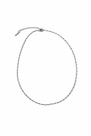 Elegant kedja i rostfritt stål 45 cm med 5 cm förlängningskedja