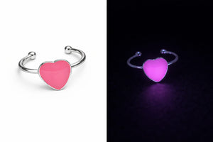 Justerbar hjärtring i rostfritt stål jämförelse dag och kväll