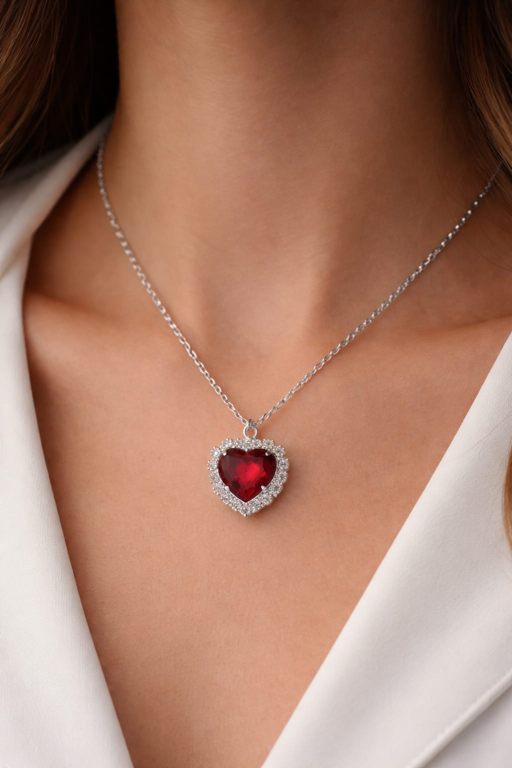 Klassiska halsband i rostfritt stål