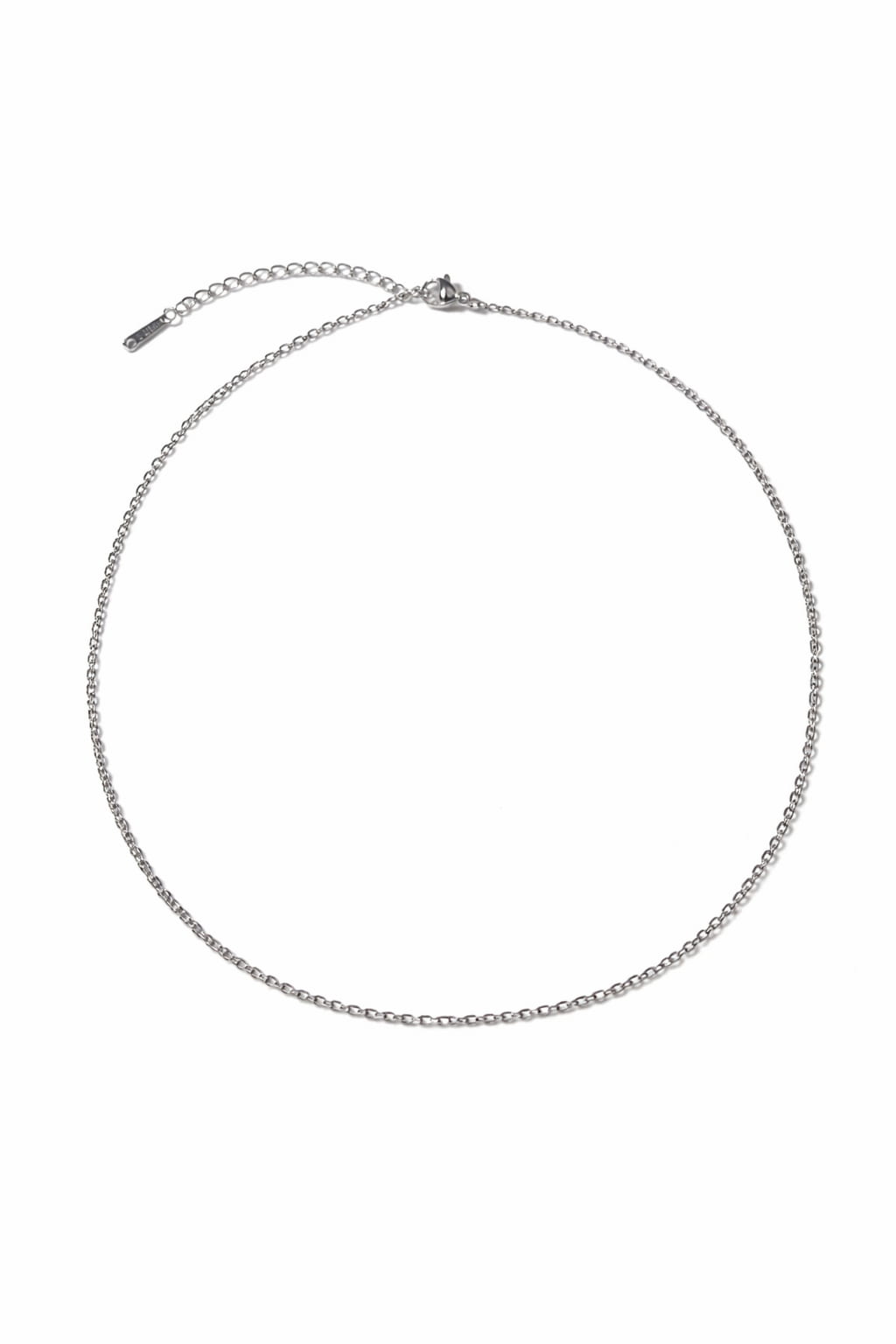 Klassisk ankarkedja i rostfritt stål 45 cm med 5 cm förlängningskedja